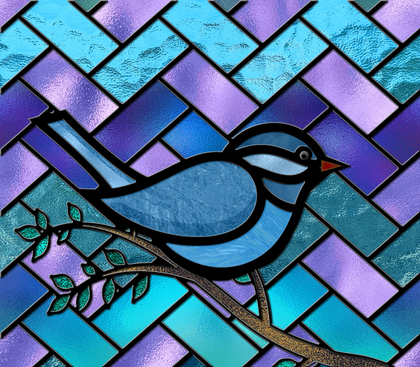 Stained Glass Bird